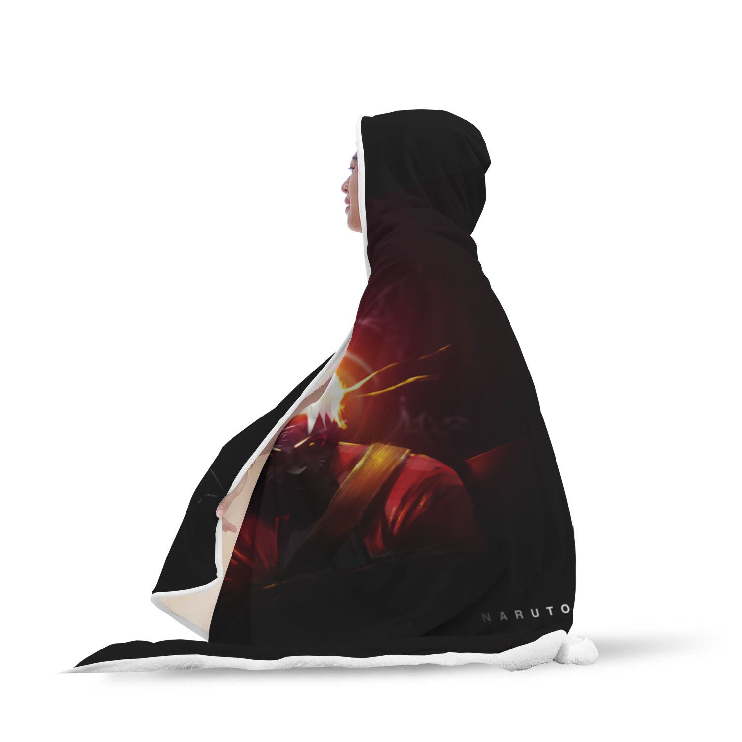 Naruto Sasuke Hooded Blanket 1