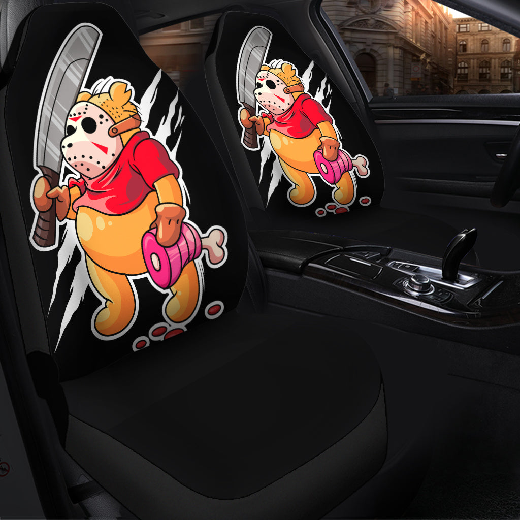 Pooh Jason Voorhees Horror Movie Seat Covers