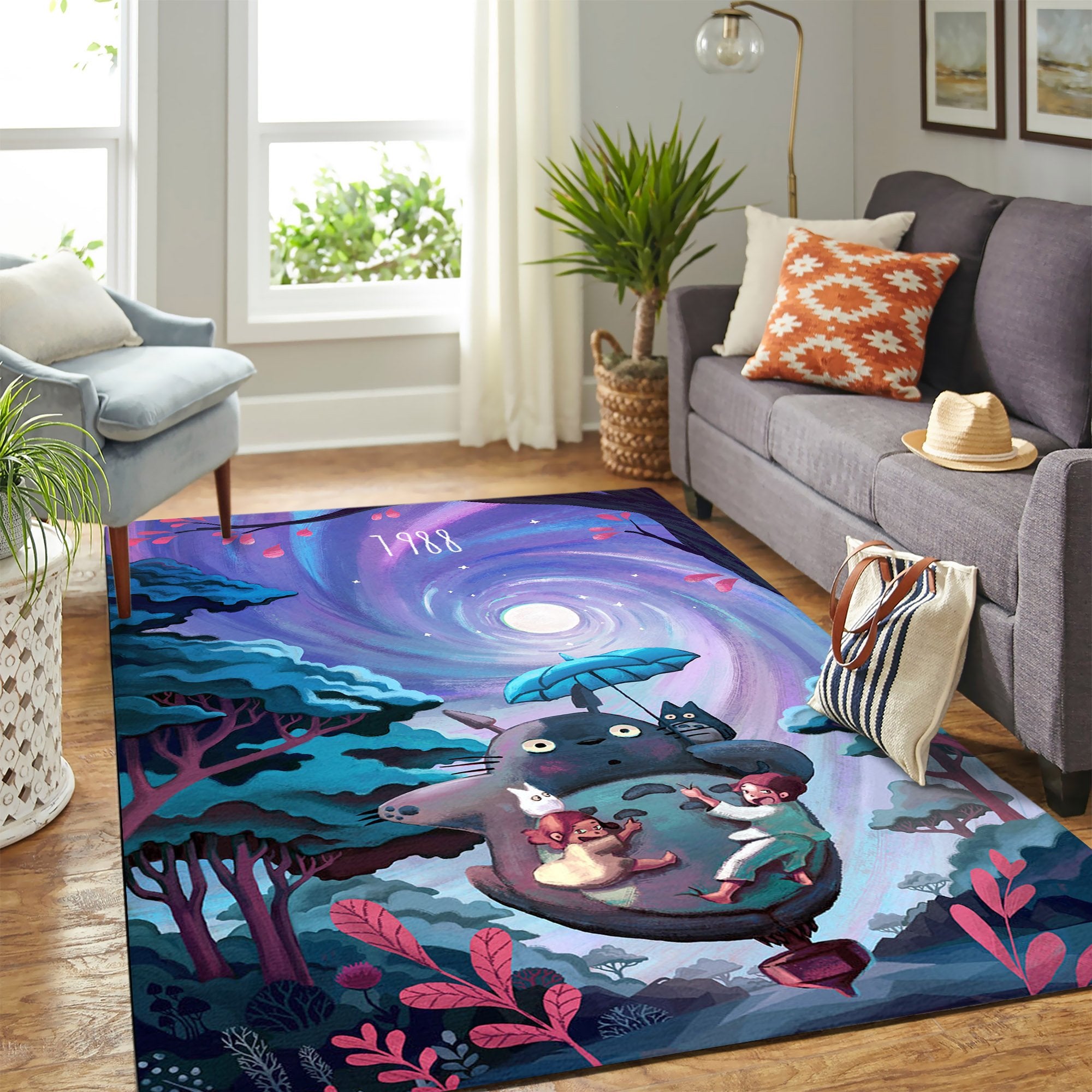 Totoro 1988 Carpet Rug