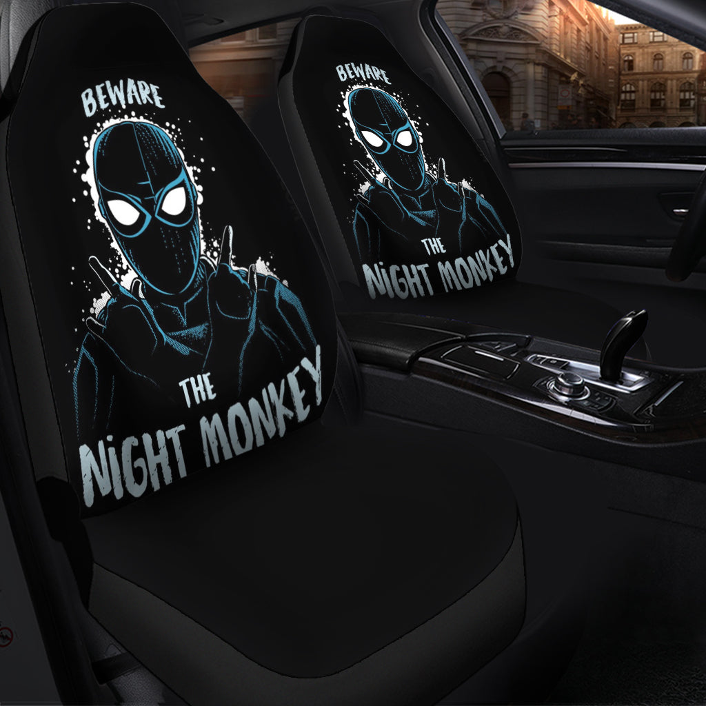 Spiderman Night Monkey Seat Cover