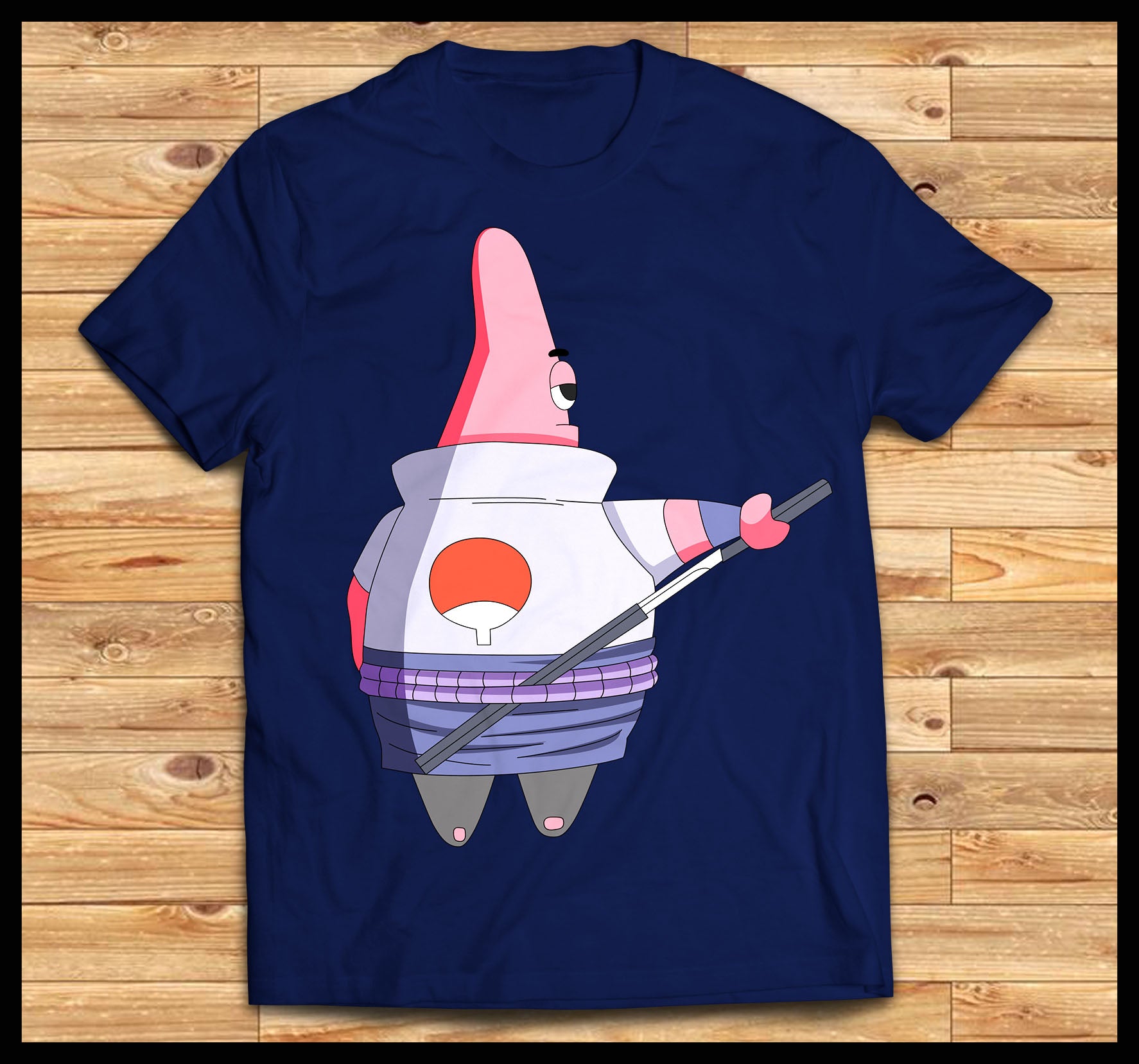 Patrick Star X Sasuke Shirt