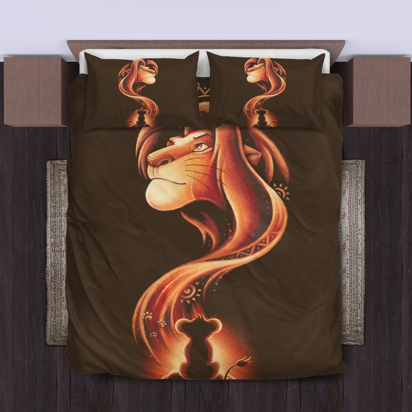 Simba Lion King Bedding Set Duvet Cover And Pillowcase Set