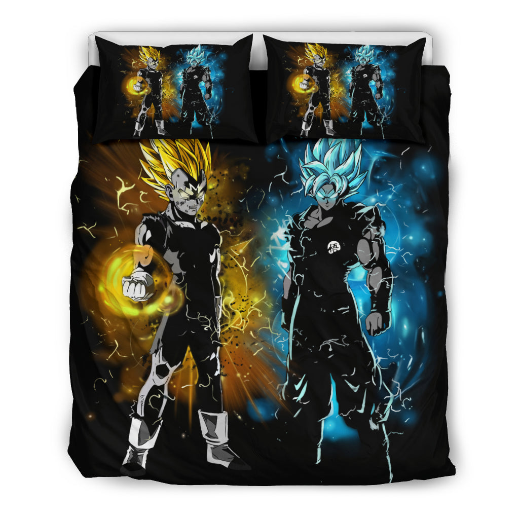 Goku Vegeta Bedding Set Duvet Cover And Pillowcase Set