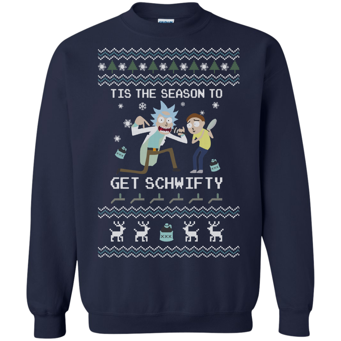 Rick And Morty Christmas Sweater