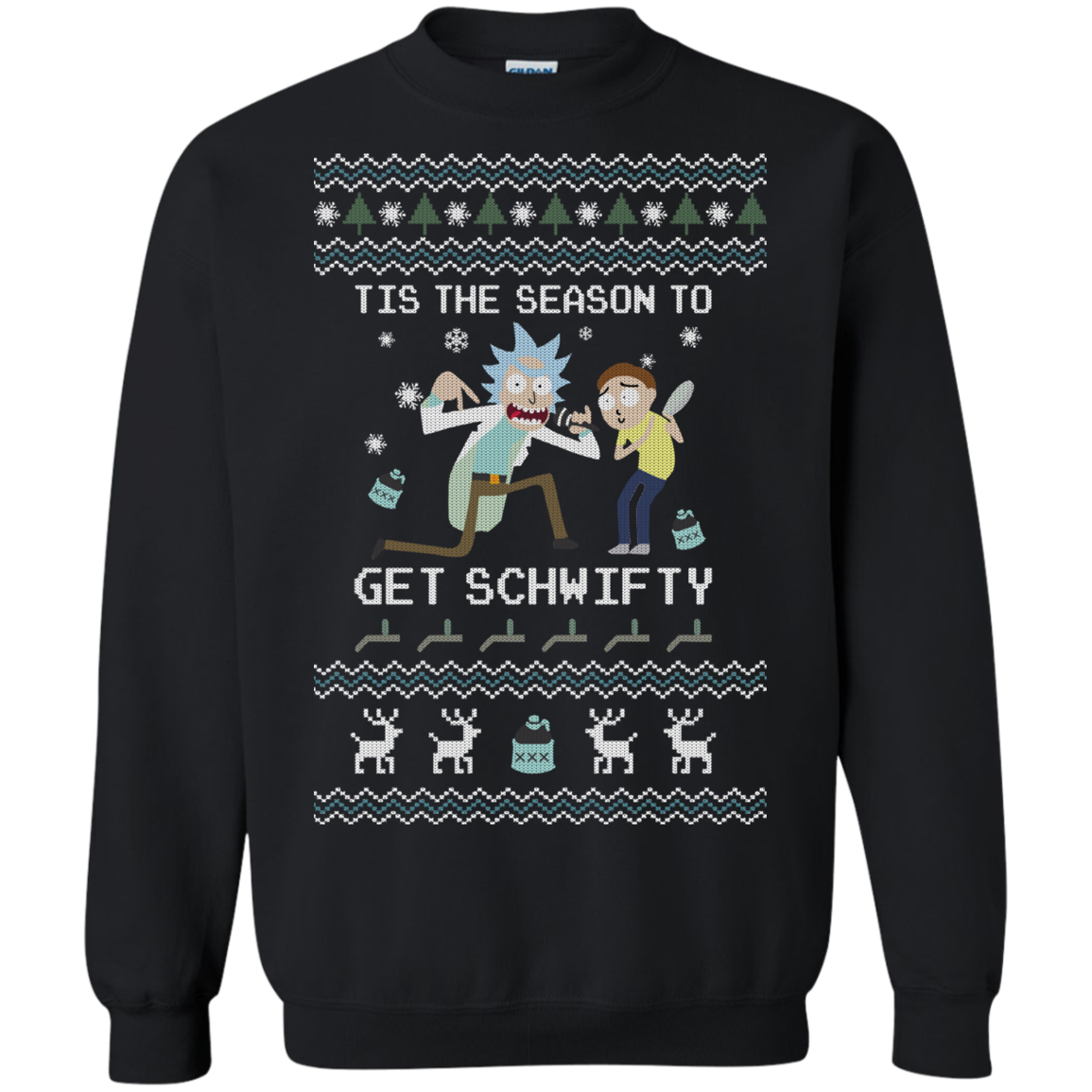Rick And Morty Christmas Sweater