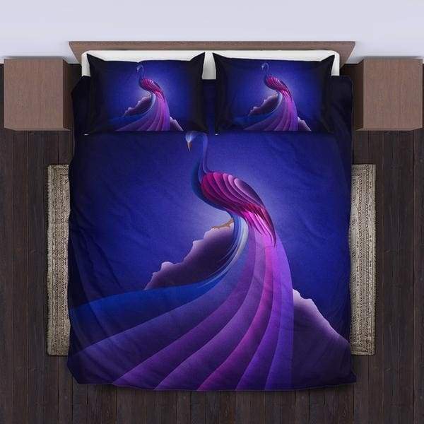 Peacock Bedding Set Duvet Cover And Pillowcase Set