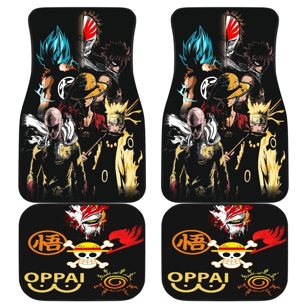Anime Heroes 2021 Front And Back Car Mats (Set Of 4)