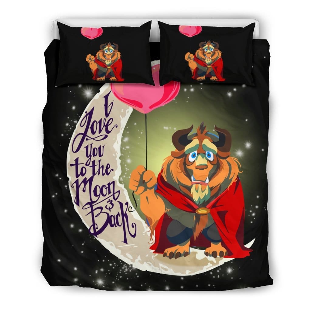 Beauty And The Beast Bedding Set Duvet Cover And Pillowcase Set