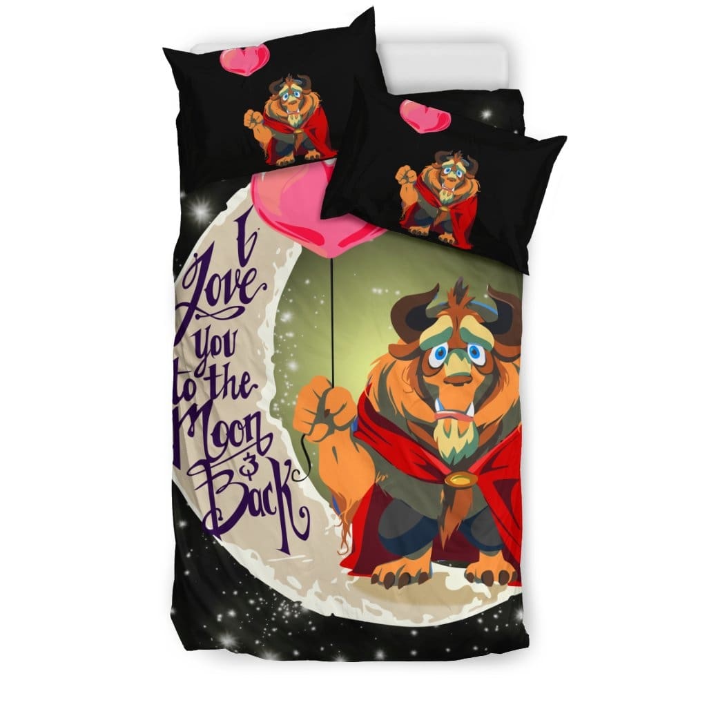 Beauty And The Beast Bedding Set Duvet Cover And Pillowcase Set