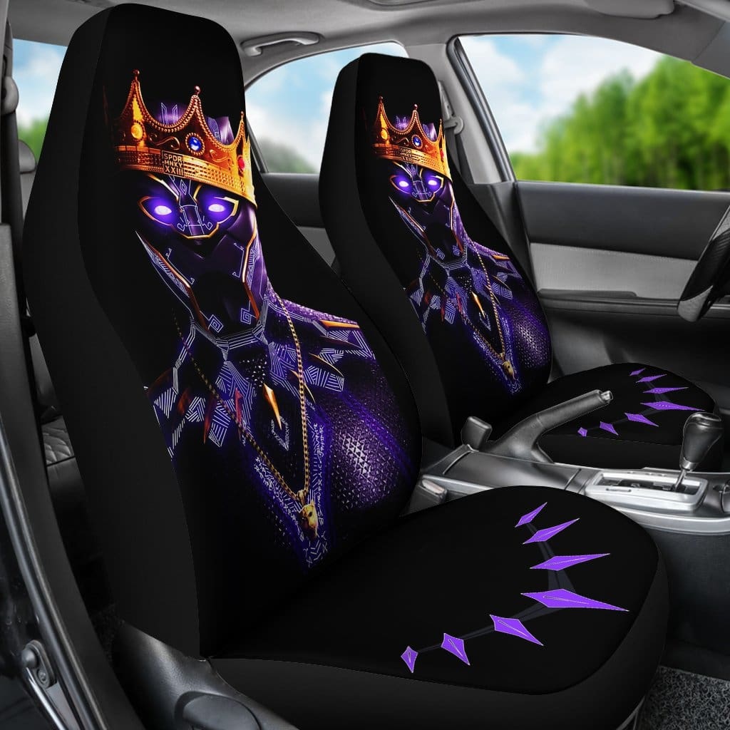 Black Panther King Car Seat Covers Amazing Best Gift Idea