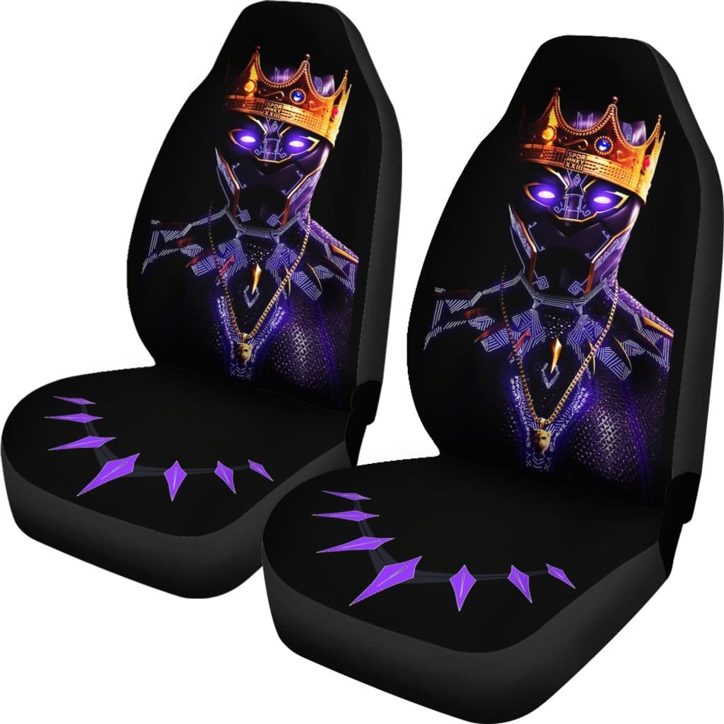Black Panther King Car Seat Covers Amazing Best Gift Idea