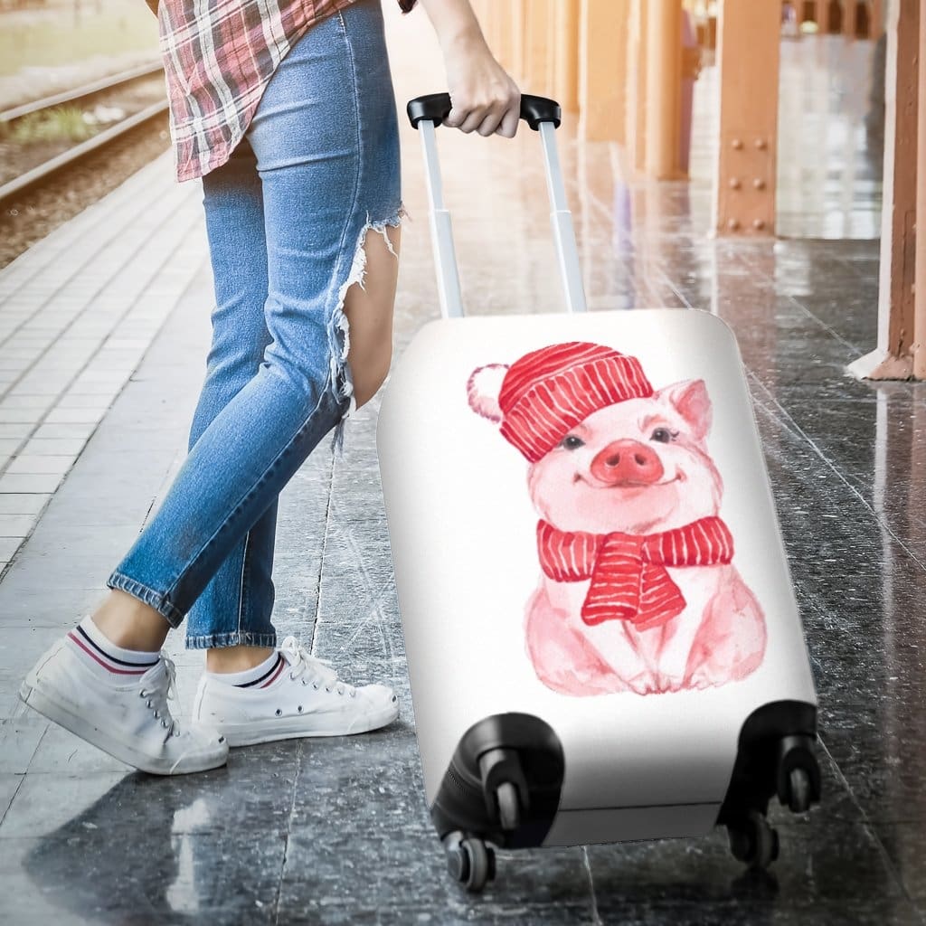 Cute Pig Luggage Covers