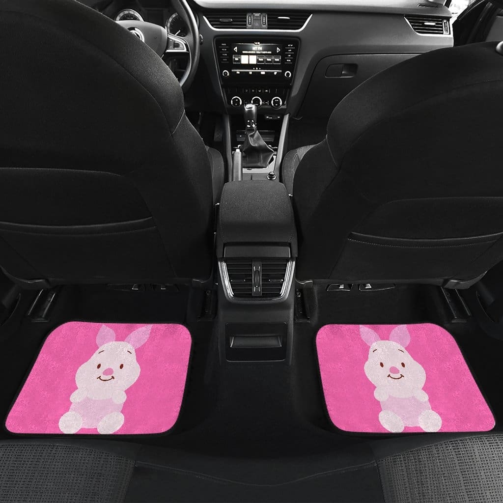 Cute Piglet Front And Back Car Mats (Set Of 4)