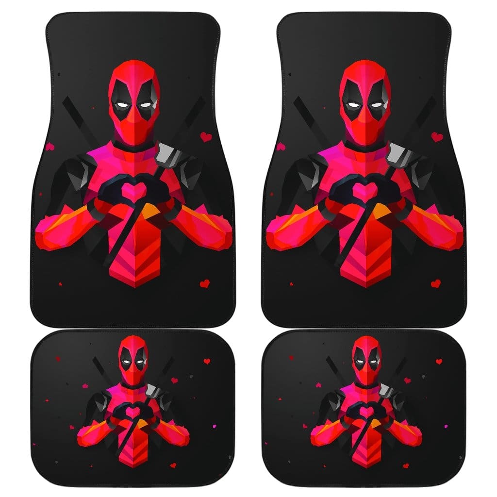 Deadpool 2 Front And Back Car Mats (Set Of 4)
