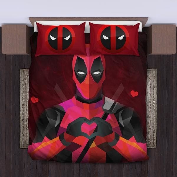 Deadpool Bedding Set Duvet Cover And Pillowcase Set