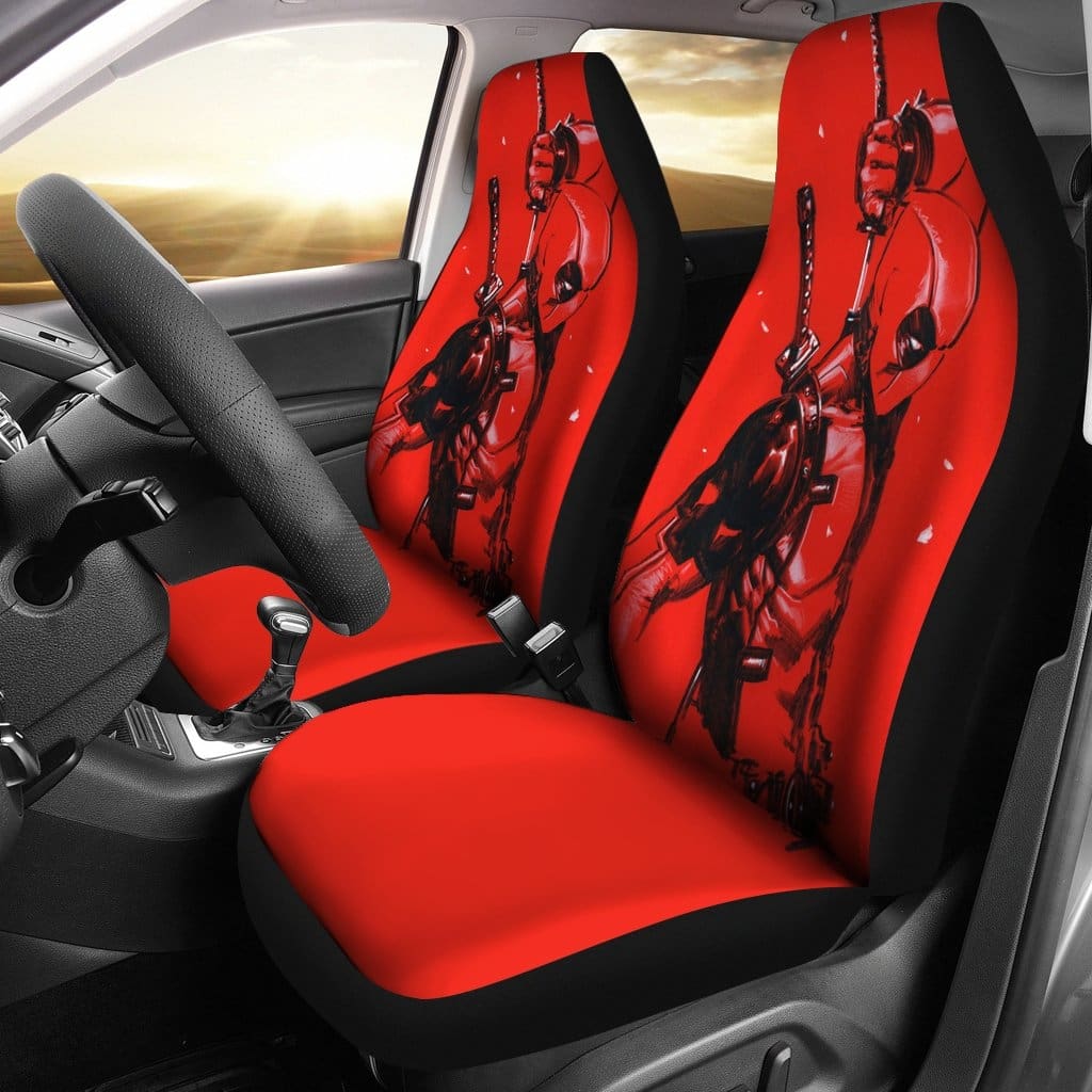 Deadpool Car Seat Covers 3 Amazing Best Gift Idea