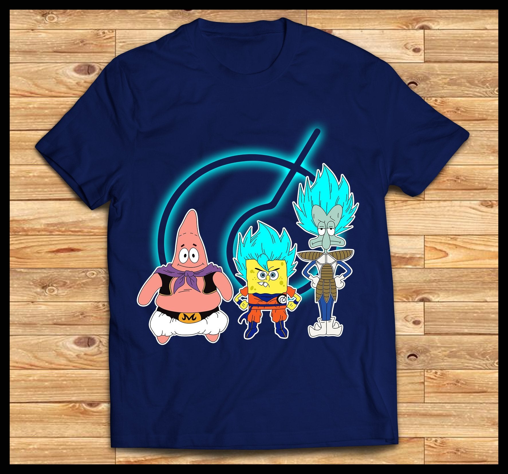 Dragon Ball Spongebob Squarepants Shirt