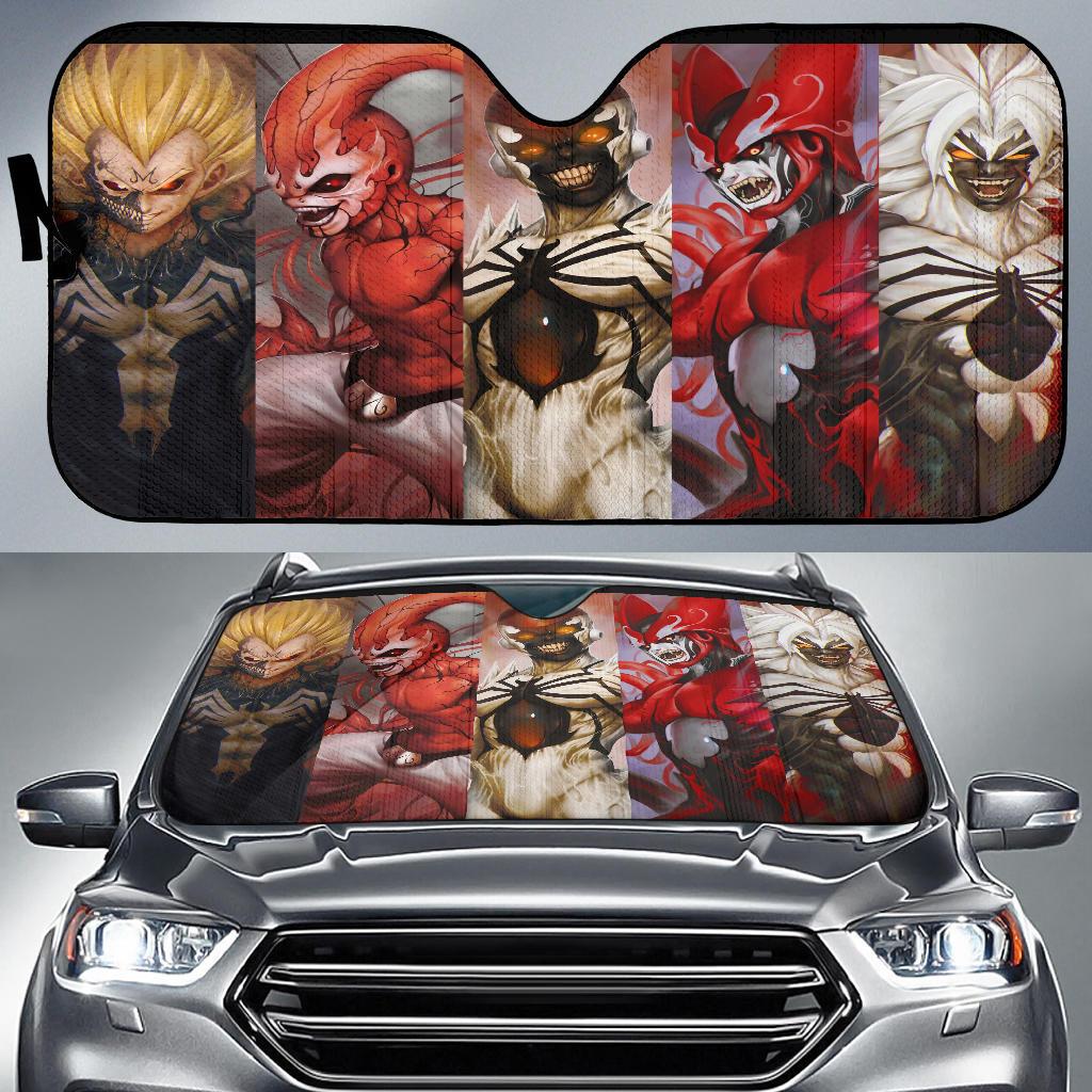 Dragon Ball X Venom Car Sun Shades Amazing Best Gift Ideas 2022