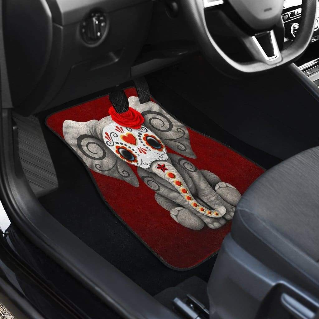 Elephant Front And Back Car Mats 2