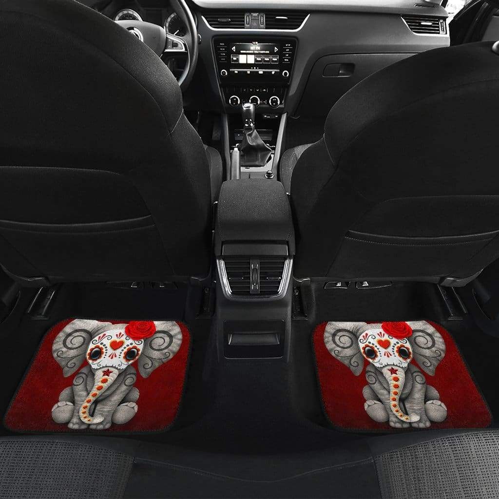 Elephant Front And Back Car Mats 2