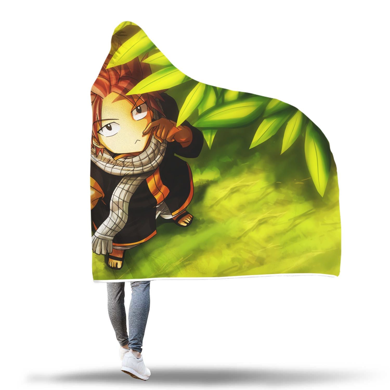 Fairy Tail Natsu Hooded Blanket