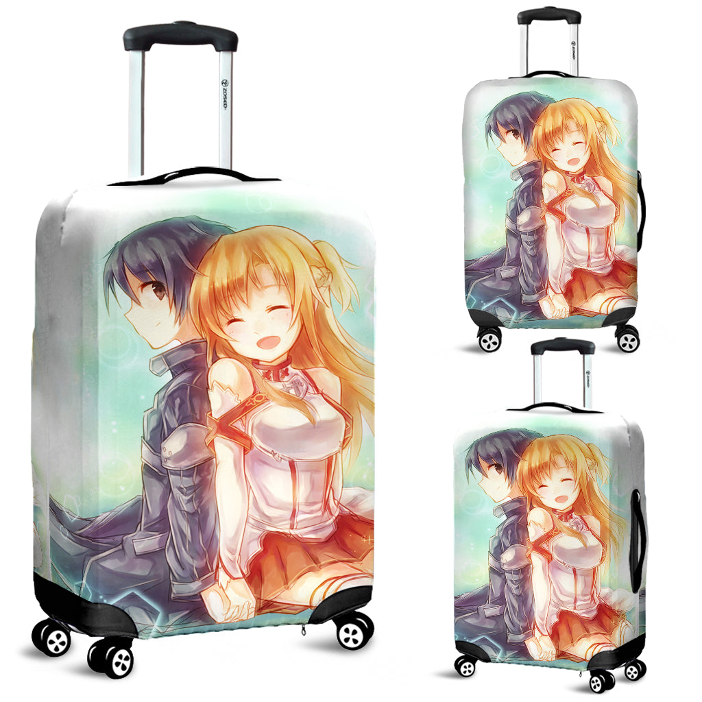 Kirito Asuna Sword Art Online Luggage Covers 3