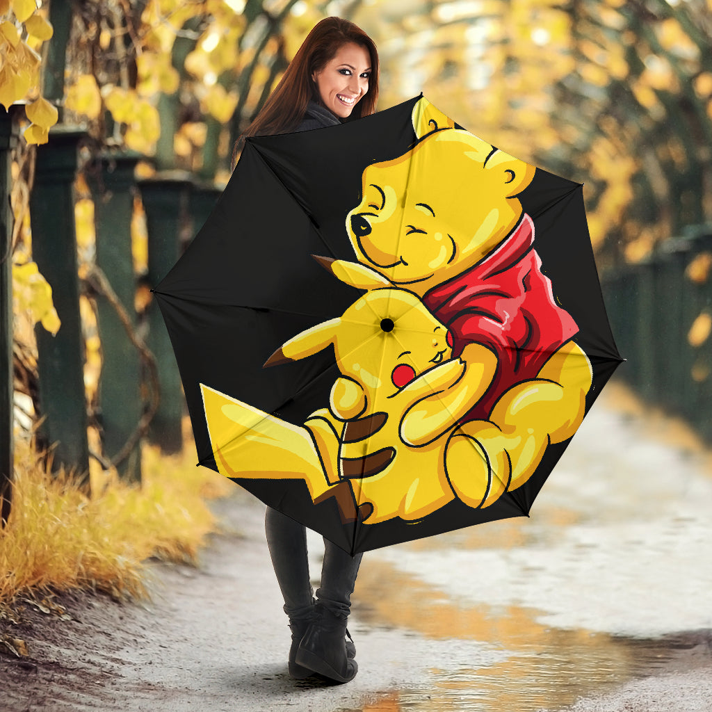 Pooh And Pikachu Umbrella