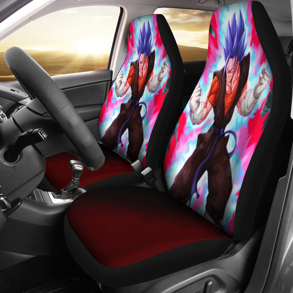 Vegito Ssj Blue Kaioken Car Seat Covers Amazing Best Gift Idea
