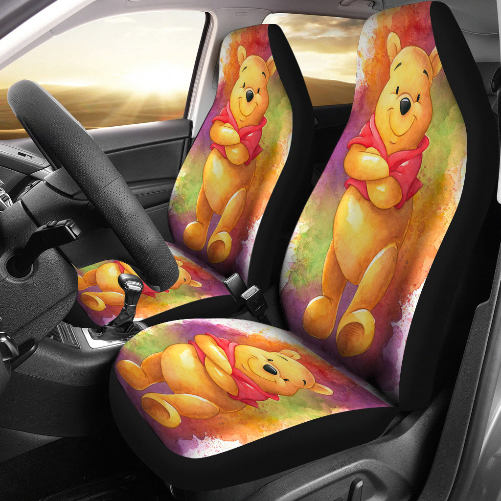 Winnie The Pooh Cute Seat Cover
