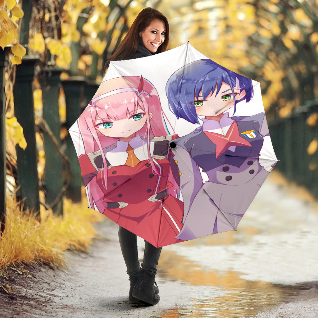 Zero Two And Ichigo Darling In The Franxx Umbrella