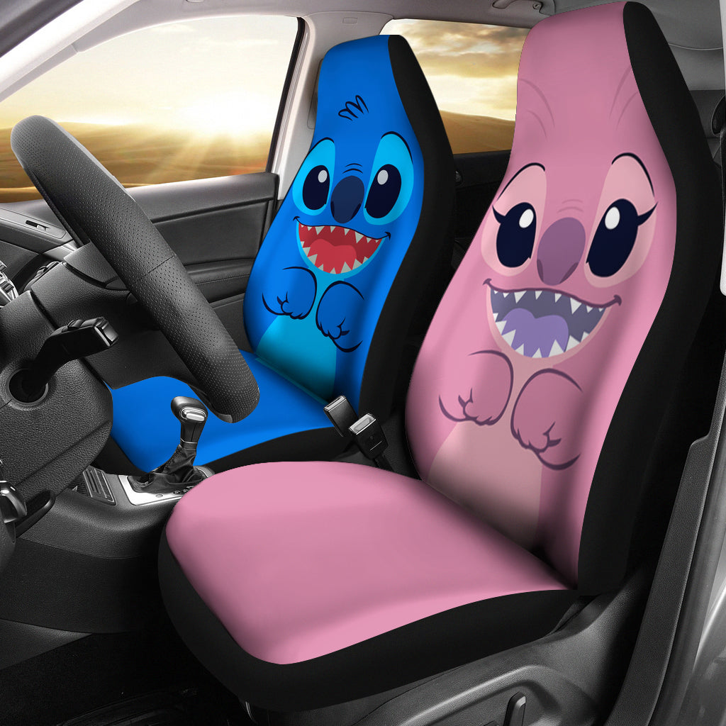 Stitch & Angel Car Seat Covers Amazing Best Gift Idea