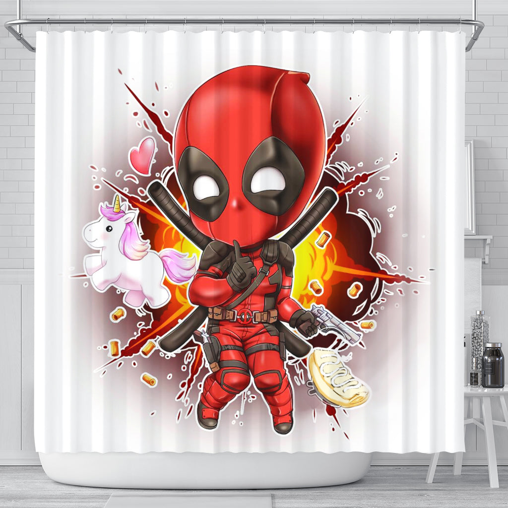 Deadpool Shower Curtain