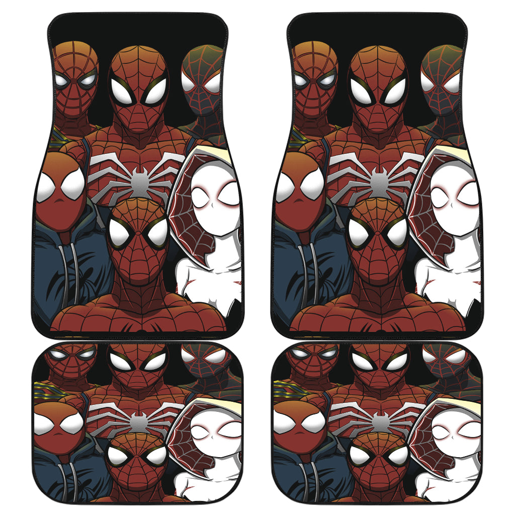 Spiderman Front And Back Car Mats