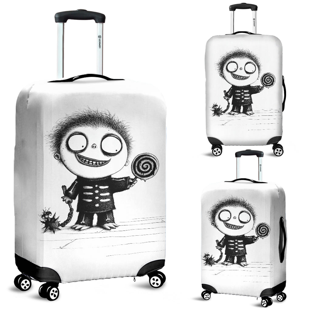 The Little White Bat Luggage Covers