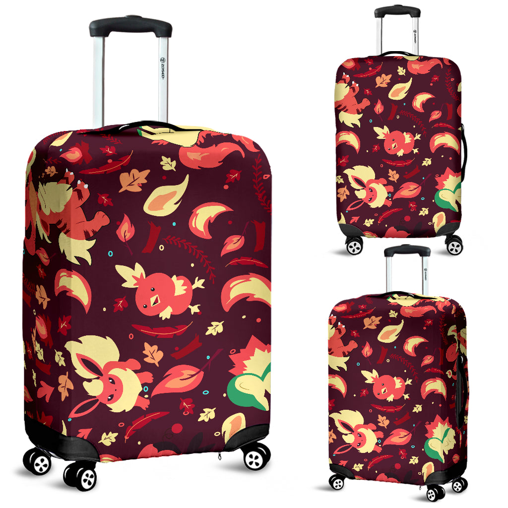 Pokemon Fire Luggage Covers