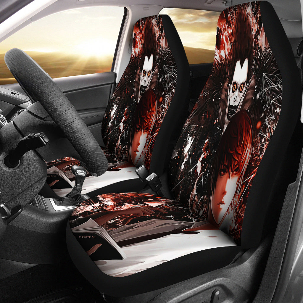 Death Note Car Seat Covers 2 Amazing Best Gift Idea