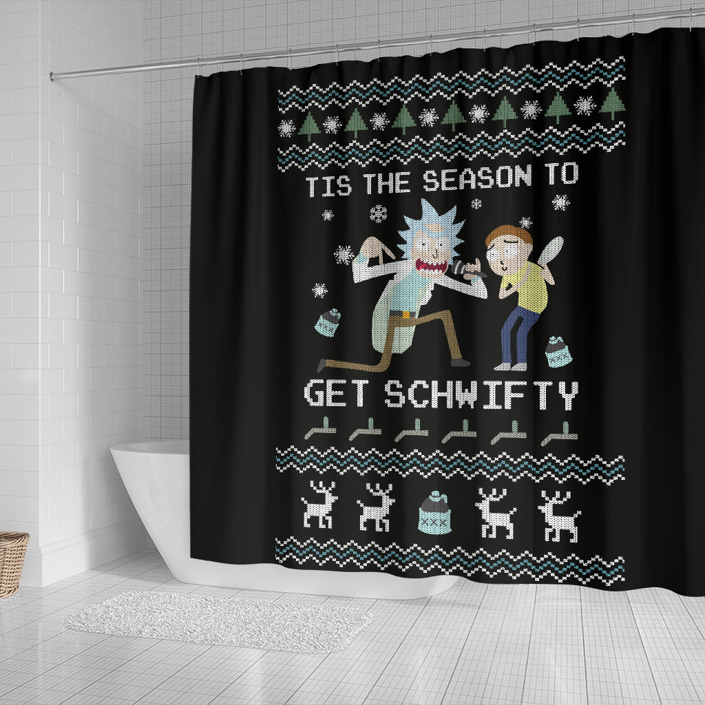 Rick And Morty Shower Curtain 2