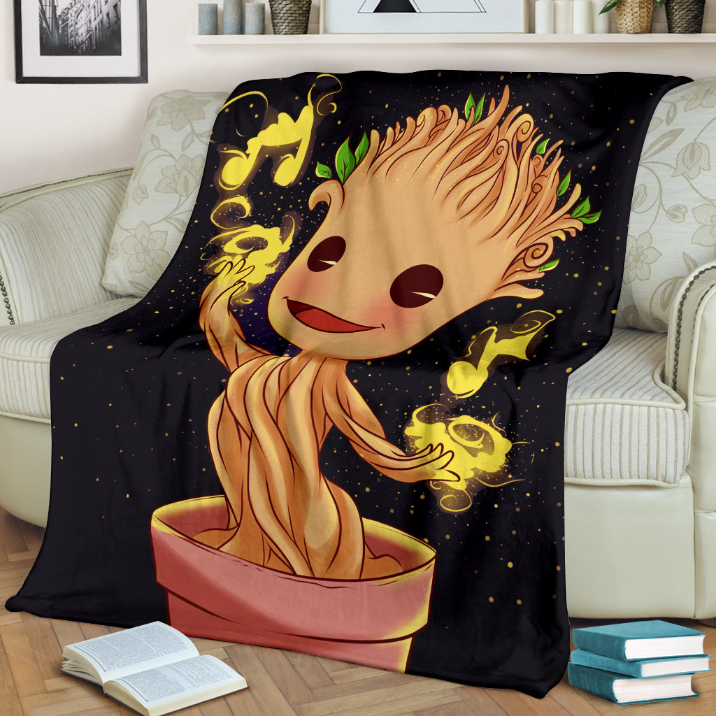 Baby Groot Premium Blanket 1