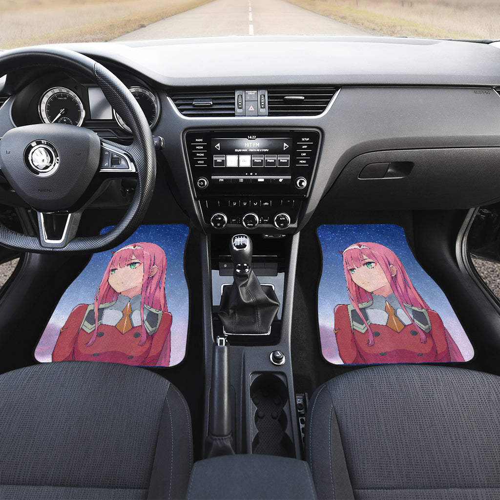 Zero Two Darling In The Franxx Front And Back Car Mats 2