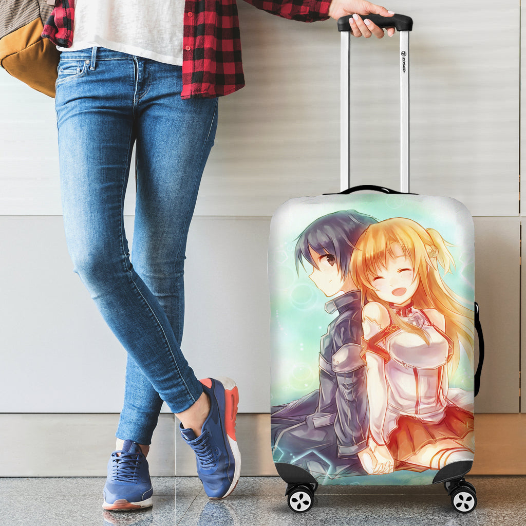 Kirito Asuna Sword Art Online Luggage Covers 3