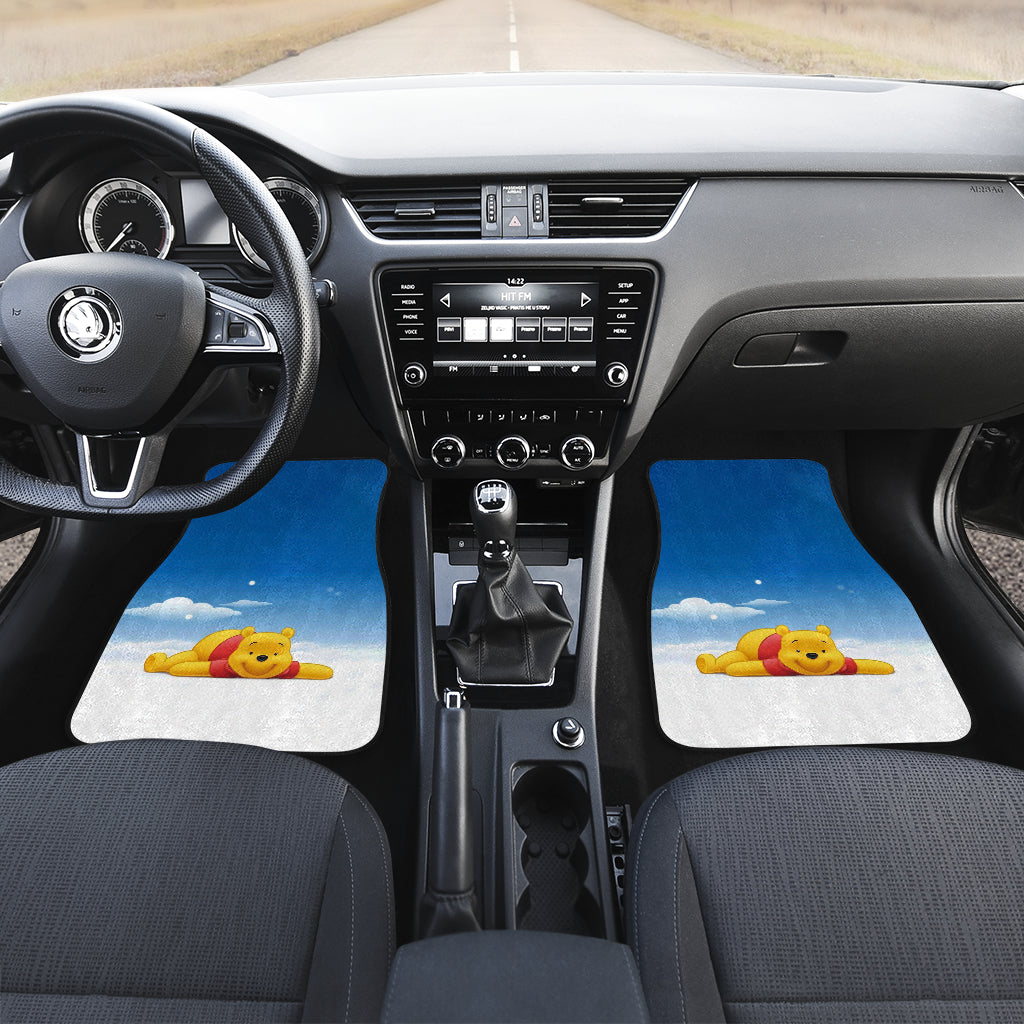 Winnie The Pooh Front And Back Car Mats 8 (Set Of 4)