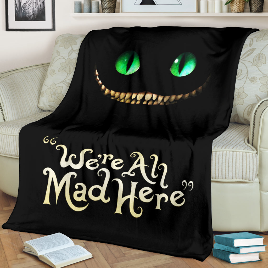 Cheshire Cat Alice In Wonderland Premium Blanket