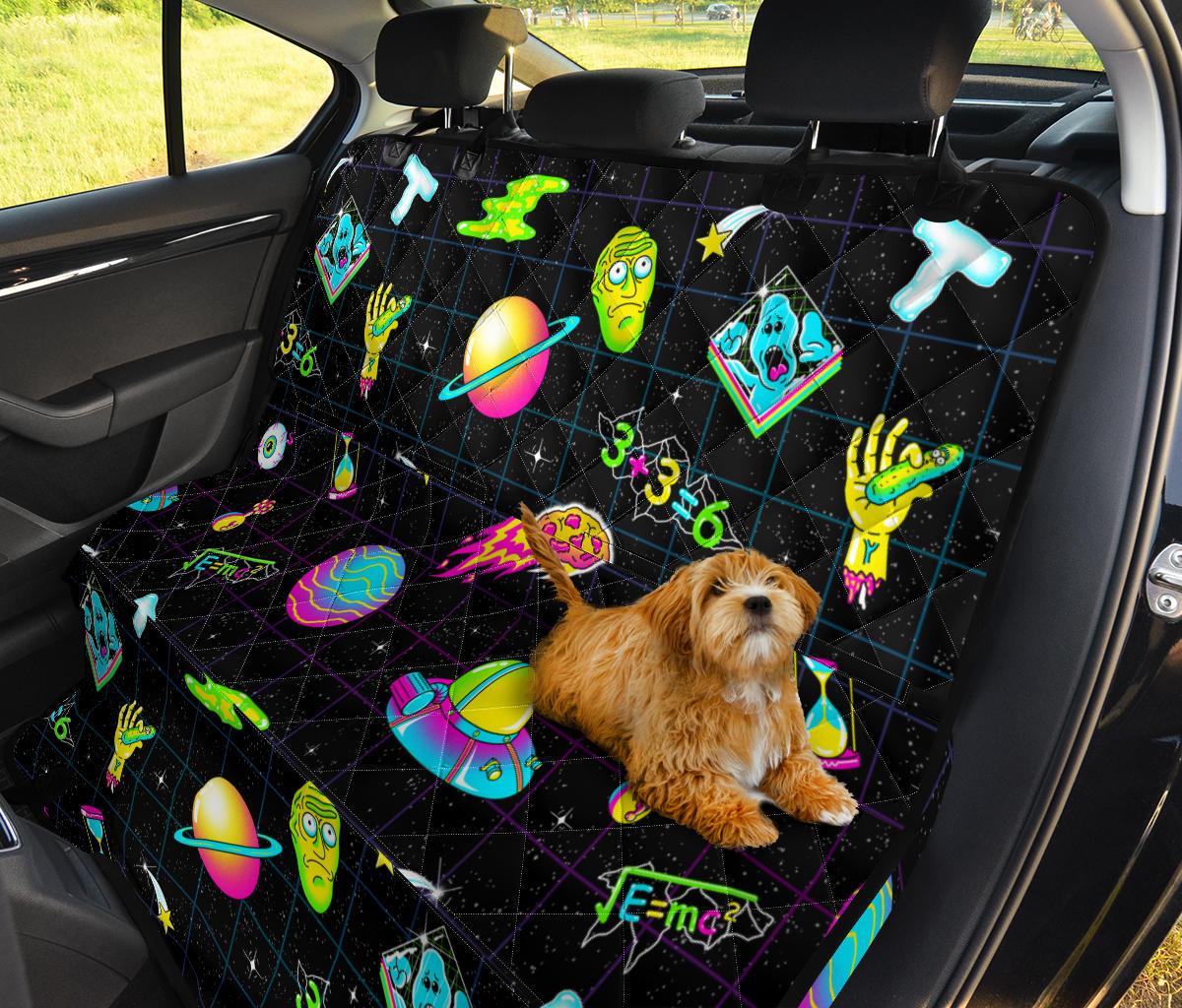 Rick And Morty University Car Dog Back Seat Cover
