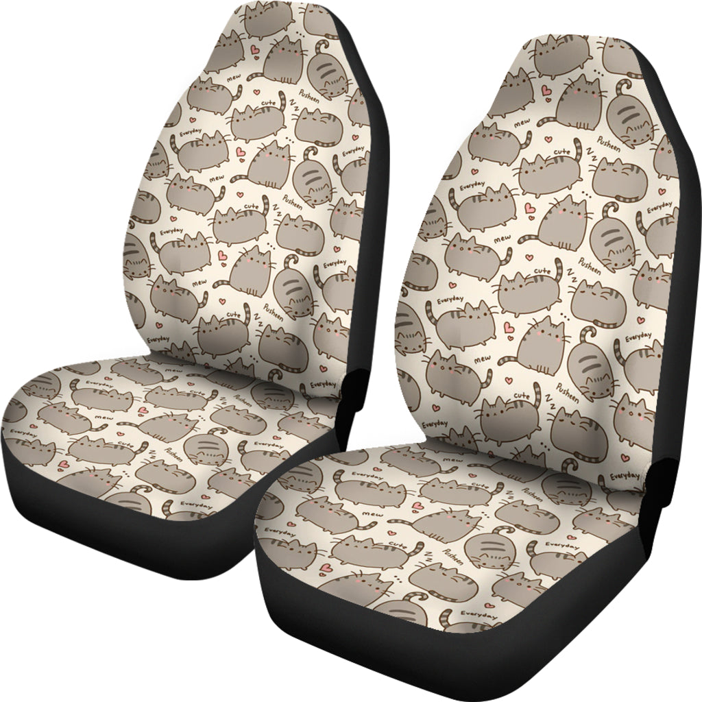 Pusheen Car Seat Covers 2 Amazing Best Gift Idea
