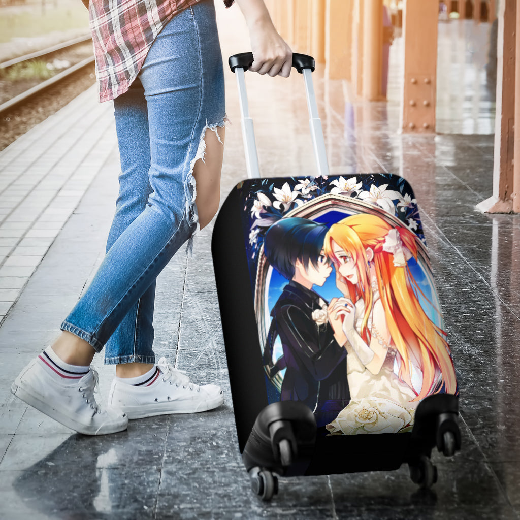 Sao Kirito Asuna Luggage Covers