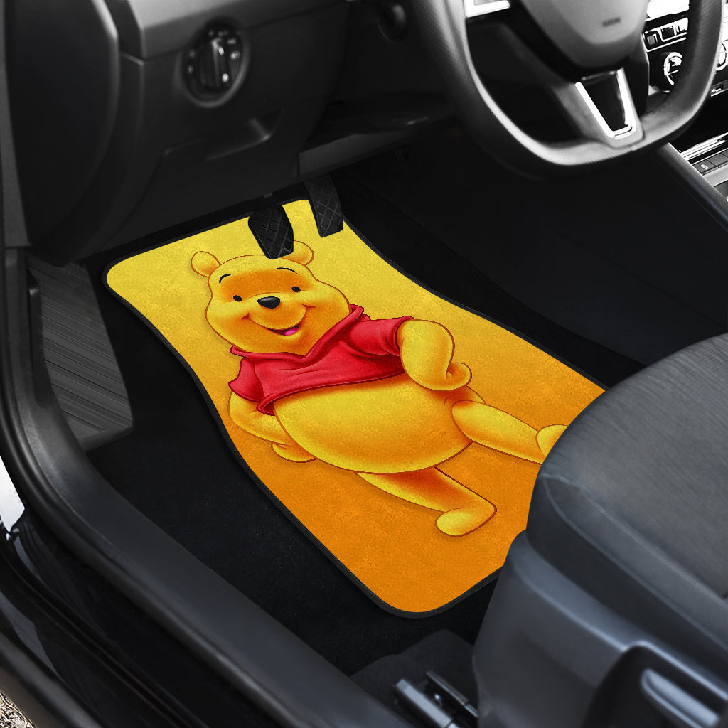 Winnie The Pooh Front And Back Car Mats 4 (Set Of 4)