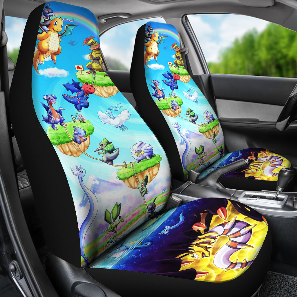 Pokemon Dragon Car Seat Covers Amazing Best Gift Idea