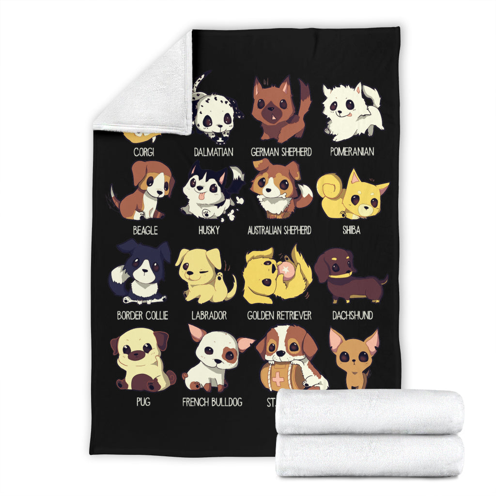 Dogs Premium Blanket