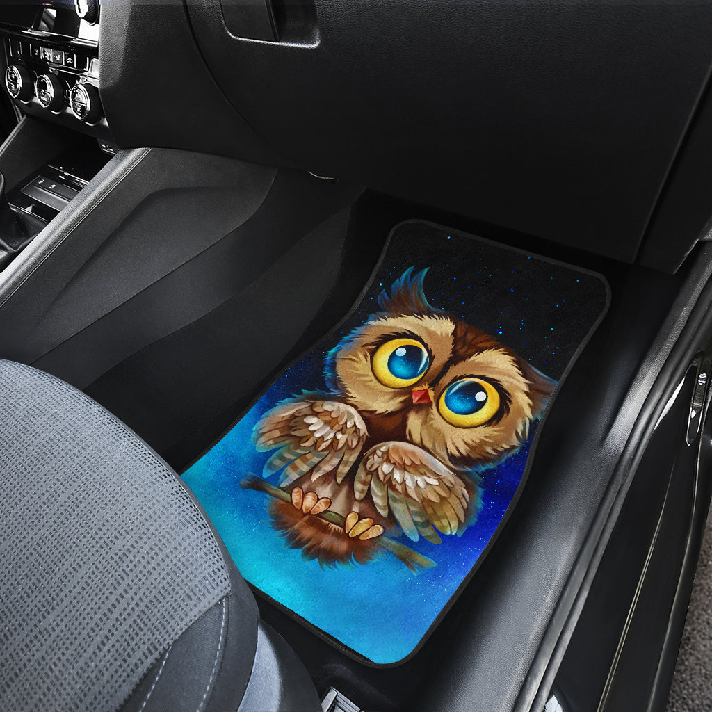 Owl Front And Back Car Mats 1