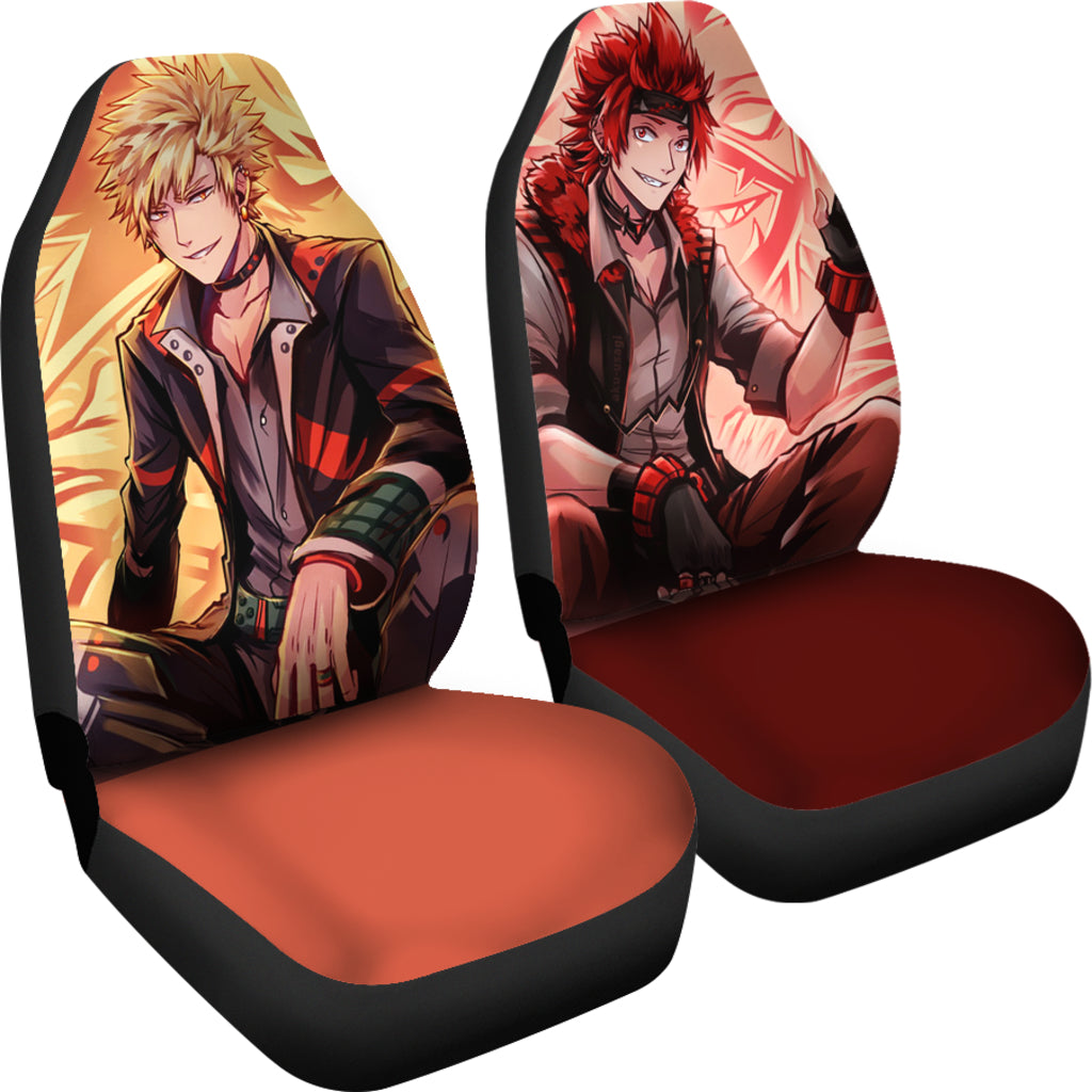 Kirishima And Bakugou Car Seat Covers Amazing Best Gift Idea